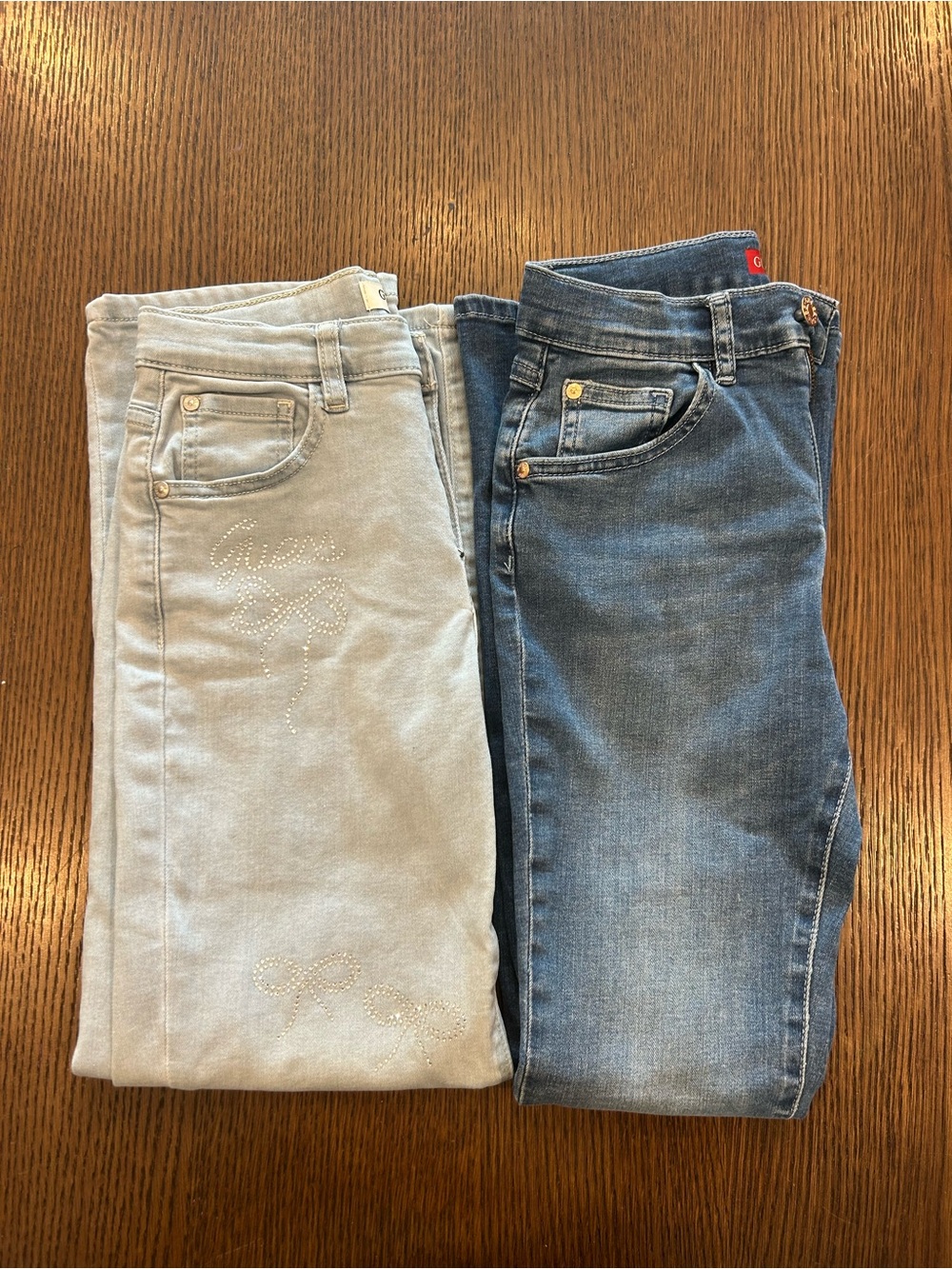 2 pairs, Girls size 12, Guess Jeans